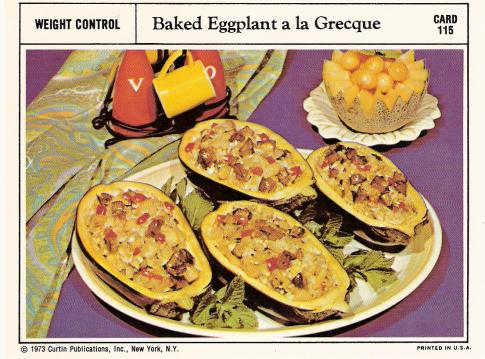 Baked Eggplant a la Grecque